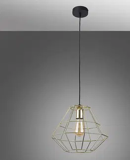 Moderné lampy do obývačky Luster Diamond 4450 Gold Lw1