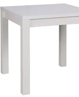 Jedálenské stoly Stôl Oskar M80 biela