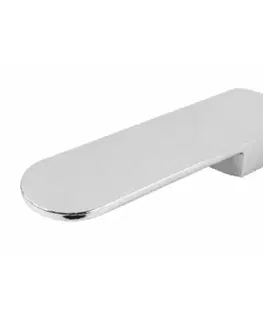 Kúpeľňové batérie MEREO - Mada vaňová batéria s hlavovou hranatou sprchou, sivá CBE60101SBM