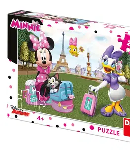 Hračky puzzle DINO - Walt Disney Minnie v Paríži 24 dielikov