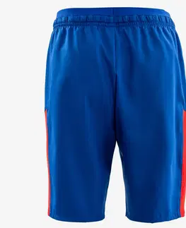 nohavice Detské futbalové šortky Viralto Axton modro-oranžové
