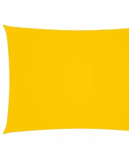 Stínící textilie Tieniaca plachta obdĺžniková oxfordská látka 4 x 6 m Dekorhome Žltá