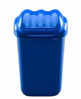 Odpadkové koše Kinekus Kôš na odpad preklápací 30 l, plastový, FALA, modrý