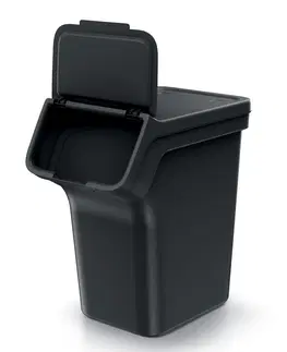 Odpadkové koše NABBI NPW20S4 odpadkový kôš na triedený odpad (4 ks) 20 l čierna