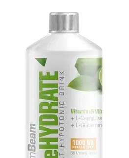 Stimulanty a energizéry ReHydrate - GymBeam 1000 ml. Green Tea Lime
