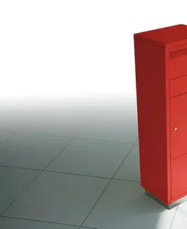 Poštové schránky Radius design cologne Schránka na listy RADIUS DESIGN (LETTERMANN standing ovation 2 red 601R) červená