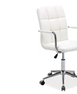 Kancelárske stoličky Kancelárska stolička Q-022 Signal Čierna