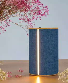 Vnútorné dekoratívne svietidlá LOOM DESIGN LOOM DESIGN Silo 2 lampa BT reproduktor modrá