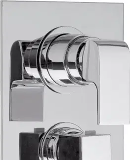 Kúpeľňové batérie SAPHO - DIMY podomietková sprchová termostatická batéria, 3 výstupy, chróm DM393