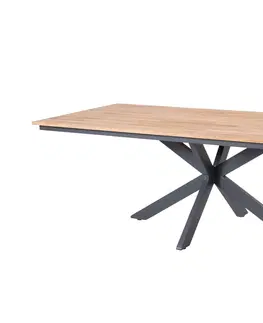 Stoly Goa jedálenský stôl hnedý 220 cm