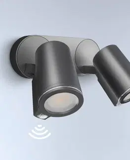 Vonkajšie nástenné svietidlá so senzorom STEINEL STEINEL Spot Duo S LED bodové svetlá 2-pl.