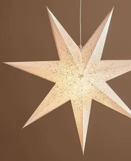 Vianočné svetelné hviezdy Markslöjd Dekoračná hviezda Olivia v bielej