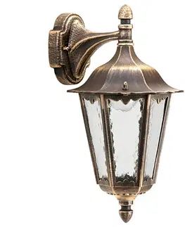 Vonkajšie nástenné svietidlá Albert Leuchten Vonkajšie svietidlo 1819 visiace hnedé-striebro