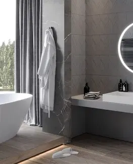 Kúpeľňa MEXEN - Ella zrkadlo s osvetlením s kozmetickým zrkadlom, 80 cm, LED 600 9811-080-080-611-00