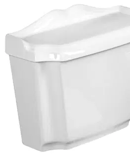 Kúpeľňa AQUALINE - ANTIK WC nádržka vrátane splachovacieho mechanizmu, biela AK107-208
