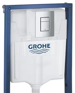 Záchody Rapid SL pre závesné WC 38528SET s chrómovou doskou + WC INVENA FLORINA WITH SOFT  se sedlem RIMLESS 38772001 FL1