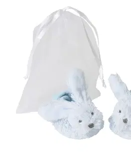 Plyšové hračky HAPPY HORSE - papučky králik Richie - Modré