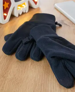 Gloves & Mittens Flísové rukavice z recyklovaného materiálu, tmavomodré