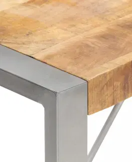 Jedálenské stoly Jedálenský stôl hnedá / sivá Dekorhome 220x100x75 cm