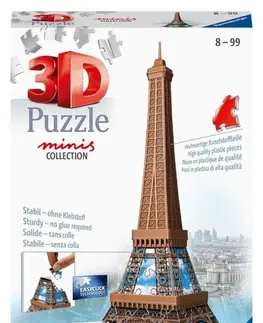 Hračky puzzle RAVENSBURGER - Mini Budova - Eiffelova Veža 54 Dielikov