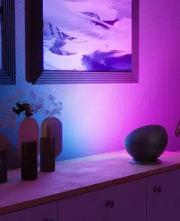 SmartHome stolové lampy Hama LED stolná lampa WLAN, okrúhla, inteligentná, RGBW, stmievateľná