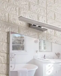 Nástenné svietidlá Lucande Kúpeľňové nástenné LED svetlo Julie podlhovasté