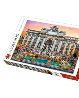 Hračky puzzle TREFL - Puzzle Fontana Di Trevi Rím 500