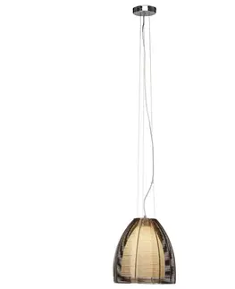 Závesné svietidlá Brilliant Závesná lampa Relax, 1-plameňová 30cm bronz