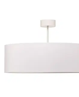 Stropné svietidlá Euluna Fialové stropné svietidlo s dištančným rámčekom, biele