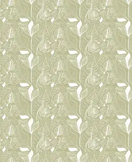 Tapety príroda Tapeta magické listy v zelenom prevedení