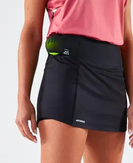 stolný tenis Dámska sukňa na tenis Hip Ball čierna