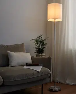 Lamps Stojacia lampa s textilným tienidlom