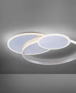 Stropné svietidlá Paul Neuhaus Stropné LED Emilio s diaľkovým ovládaním, okrúhle