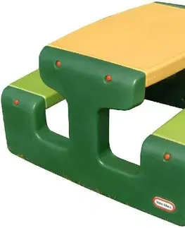 Hračky na záhradu LITTLE TIKES - Detský piknikový stolík Evergreen