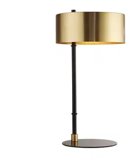 Lampy Searchlight Searchlight EU20224-1GO - Stolná lampa KNOX 1xE14/60W/230V zlatá 