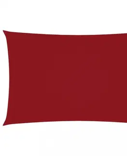 Stínící textilie Tieniaca plachta obdĺžniková 5 x 8 m oxfordská látka Dekorhome Červená