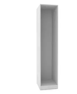 Šatníkové skrine s otočnými dverami Skriňa Unit Vybavenie Komfort, Biela, Š. 136,7 Cm