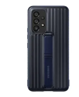 Puzdrá na mobilné telefóny Zadný kryt Protective Standing Cover pre Samsung S22 Plus, námornícka modrá - OPENBOX (Rozbalený tovar s plnou zárukou) EF-RS906CNEGWW