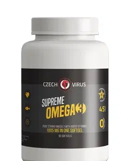 Vitamíny a minerály Supreme Omega 3 - Czech Virus 90 softgels