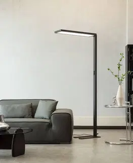 Stojacie lampy Arcchio Arcchio Finix LED lampa čierna 100 W stmievateľná