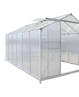 Záhradné skleníky Záhradný skleník, polykarbonát, 252x374x195 cm, KACEN TYP 5