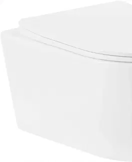 Záchody MEXEN - Carmen Závesná WC misa bez sedátka, biela 3388XX00