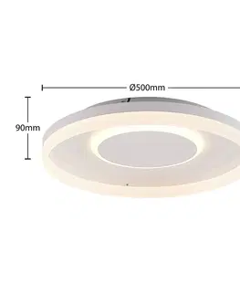 Stropné svietidlá Lindby Lindby Felisha LED stropné svietidlo RGBW biele
