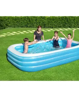 Bazény Bestway Nafukovací bazén rodinný obdĺžnikový, 305 x 183 x 56 cm