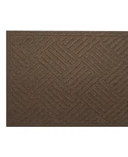 Koberce Rohož Textile K-504-1 80x120 cm hnedá