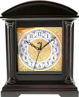 HODINY MPM Stolové hodiny MPM, 2697.54 - tmavé drevo, 31cm