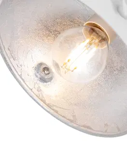 Kolajnicove svietidla Priemyselný koľajnicový reflektor biely so strieborným vnútrom - Magnax