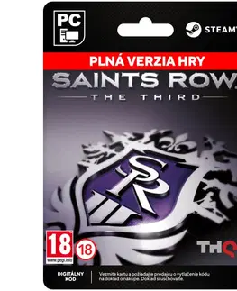 Hry na PC Saints Row: The Third [Steam]