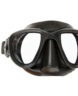 potápanie Maska Alien na podmorský rybolov bez prístroja čierna