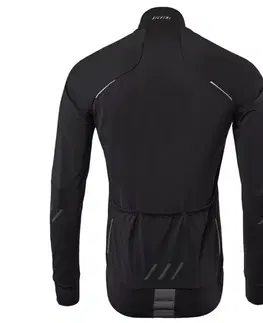 Cyklistické bundy a vesty Pánska membránová bunda Silvini Ghisallo MJ2129 black/white